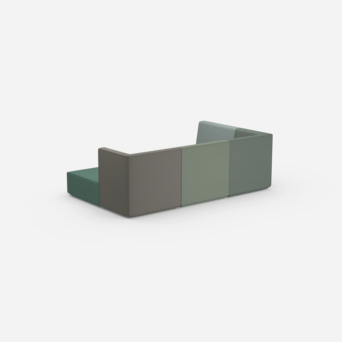 Wohnlandschaft konfigurierbar von hinten