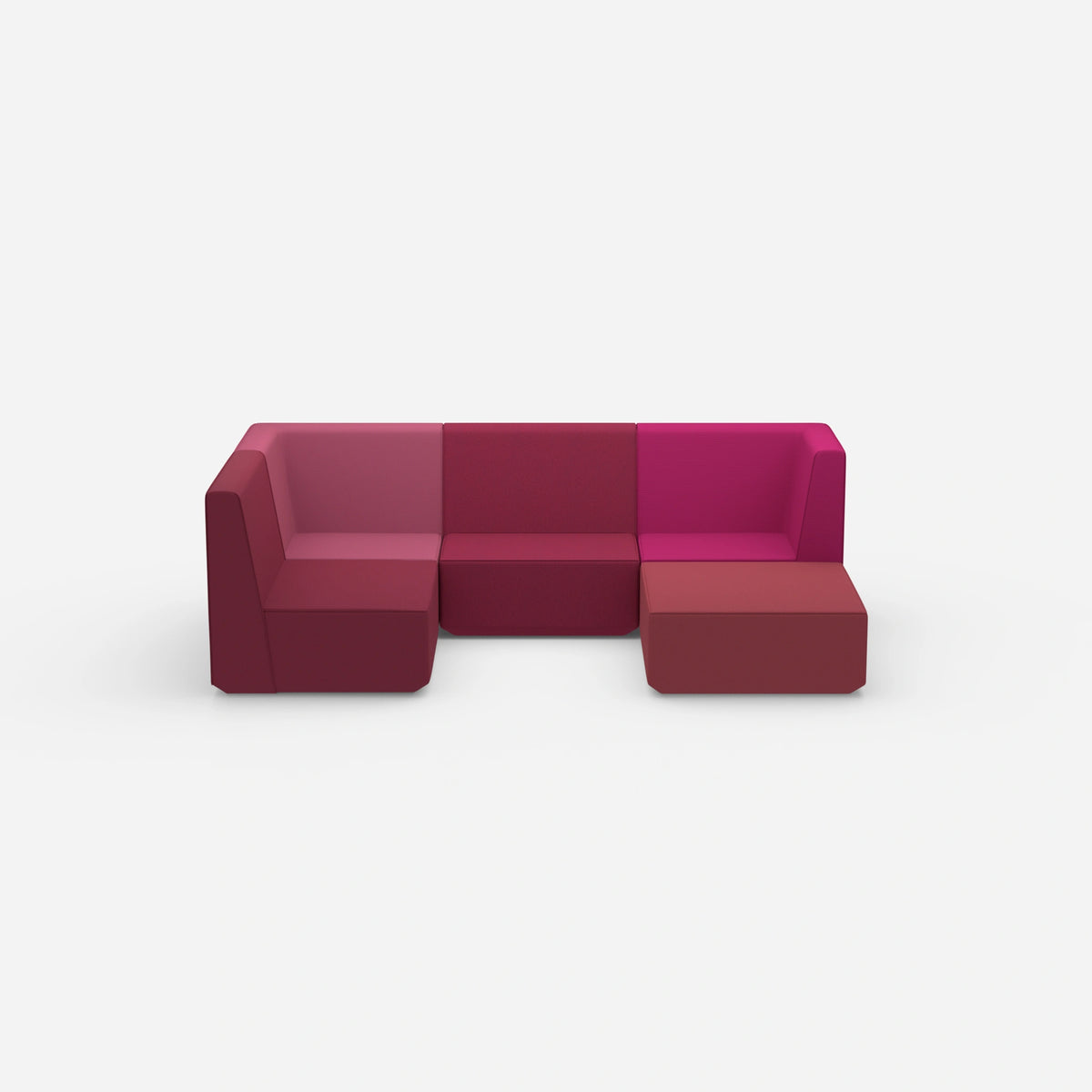 Wohnlandschaft konfigurierbar von vorne