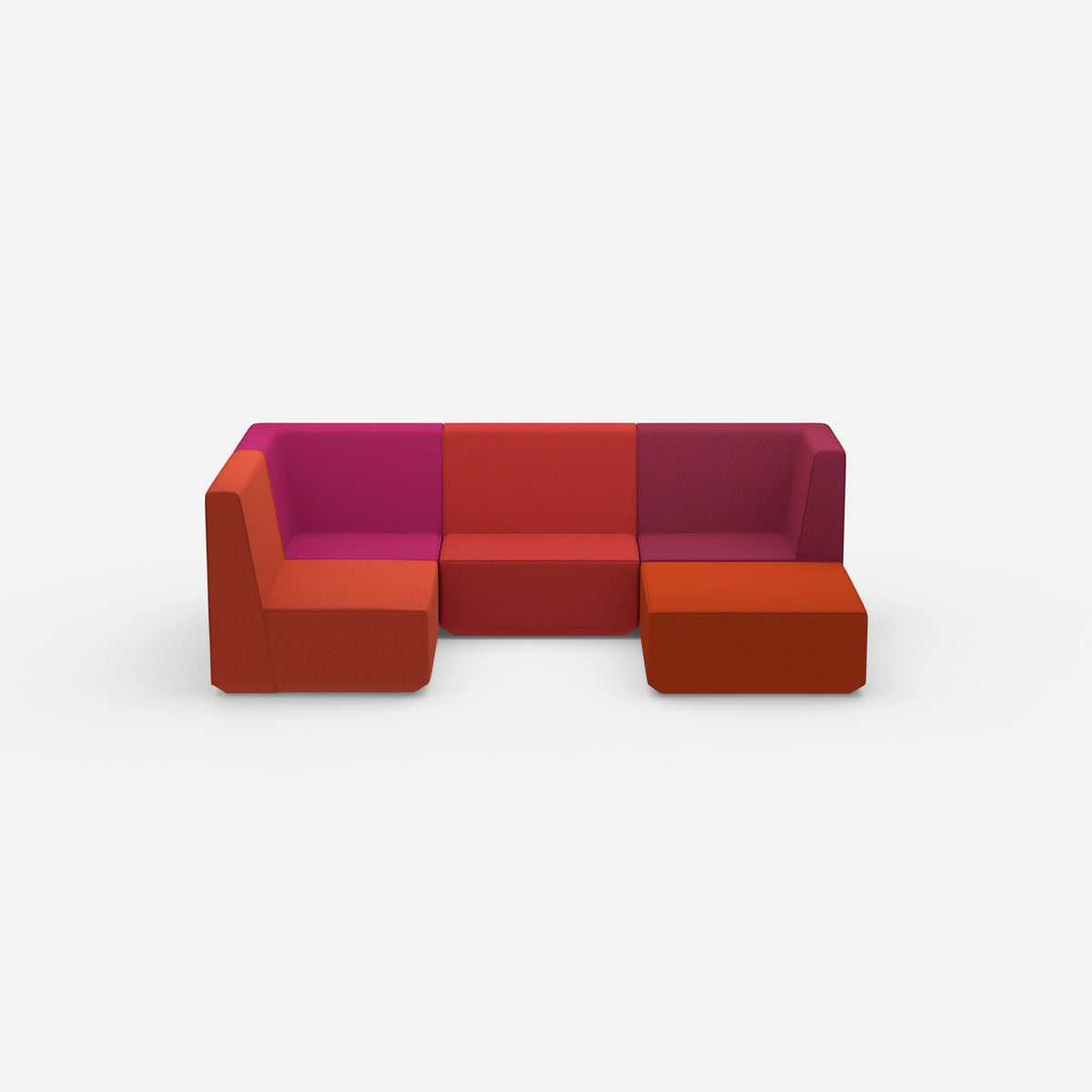 Wohnlandschaft konfigurierbar von vorne