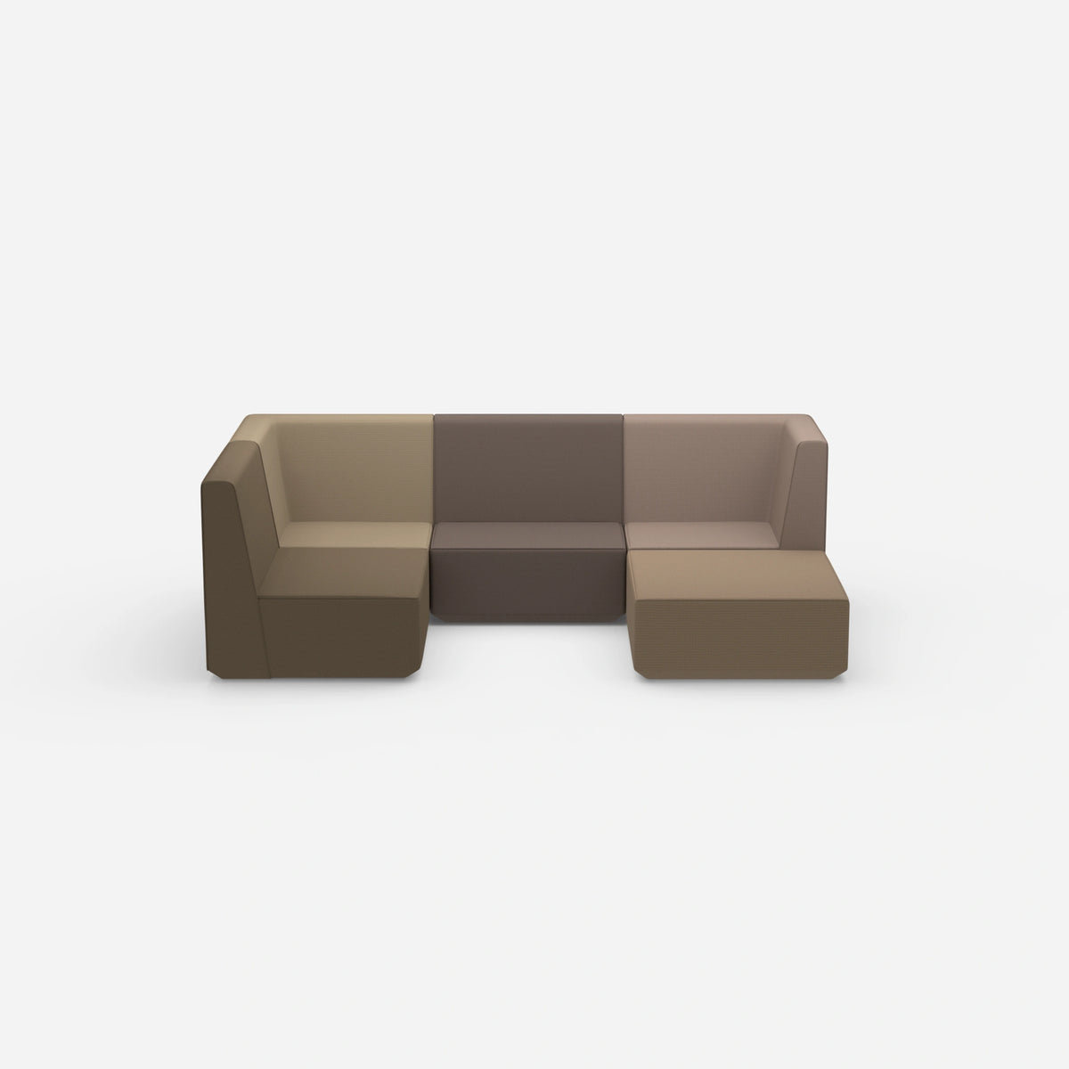 Wohnlandschaft konfigurierbar von vorne